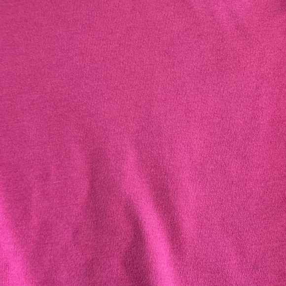 Crown & Ivy Hot Pink Puff Sleeve Sweater Plus 2X – Preppy Feminine Winter Knit - Picture 9 of 16